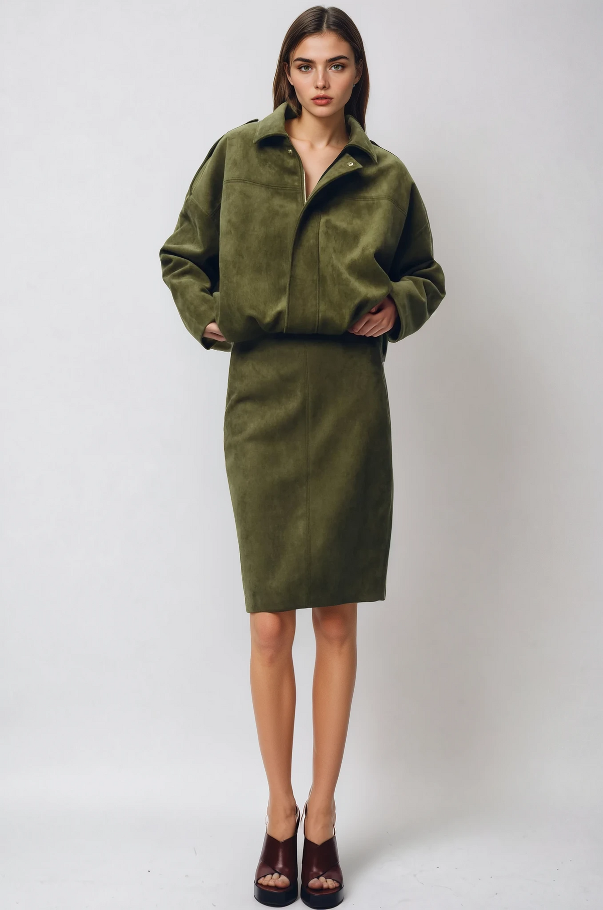 Sofia - Veste en suède
