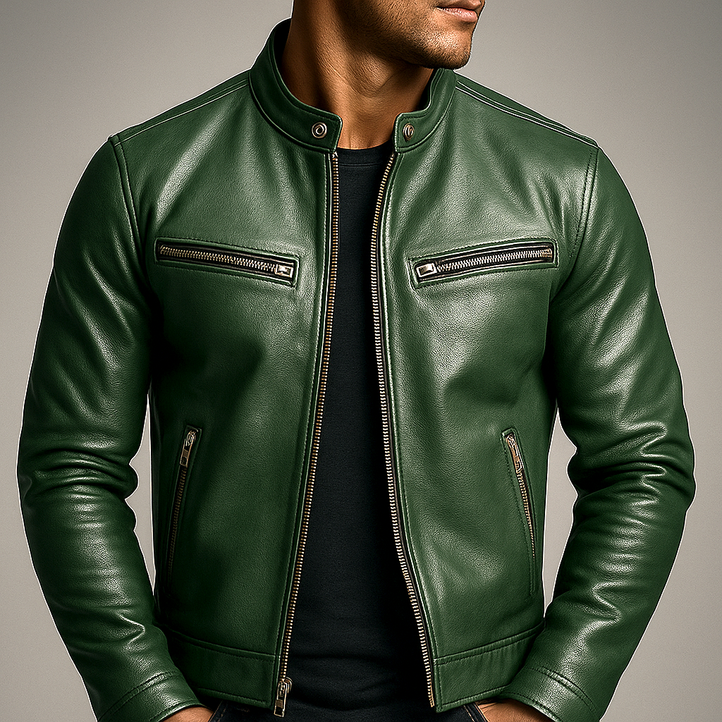 Siyaje | Veste vintage en cuir