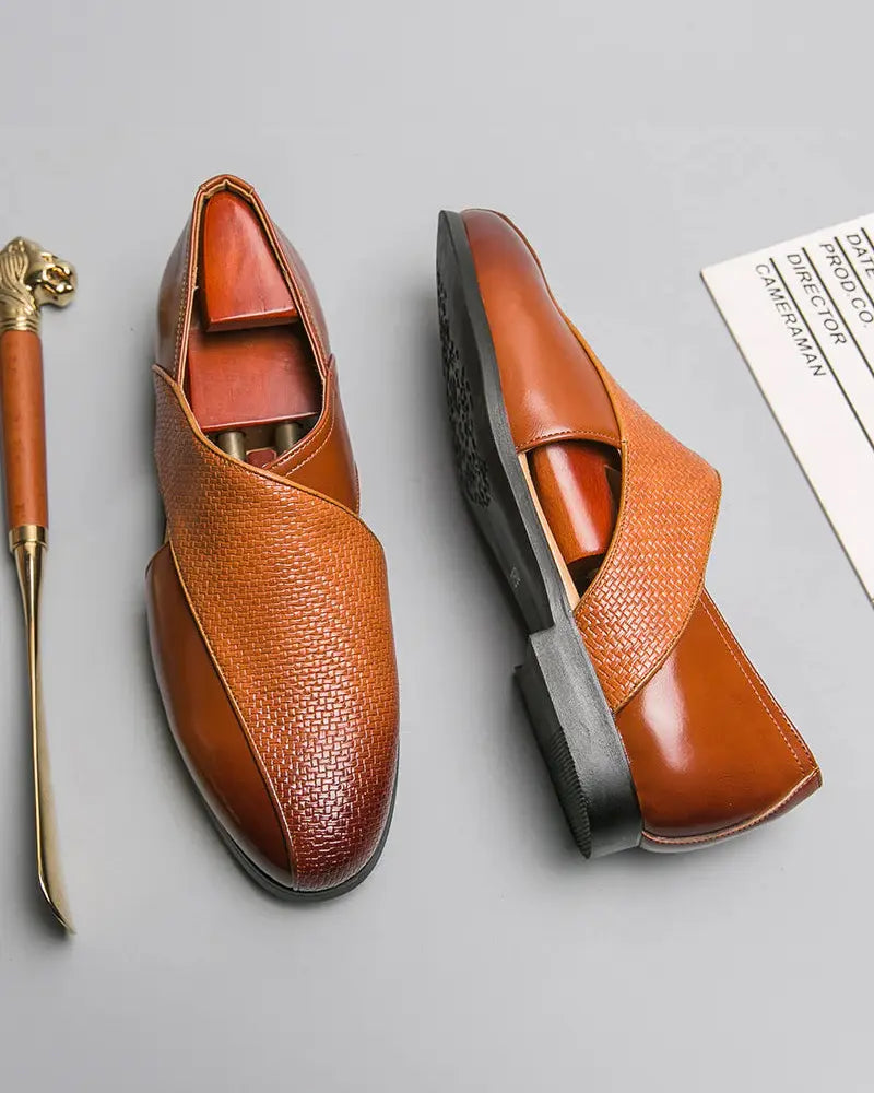Siyaje | Mocassins en cuir véritable