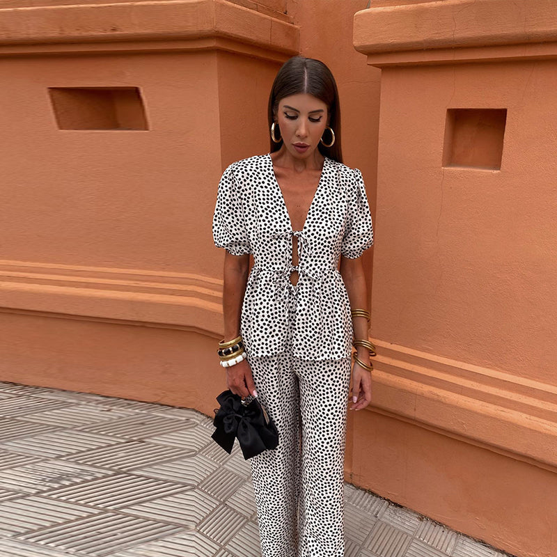 Siyaje | Ensemble Casual Imprimé