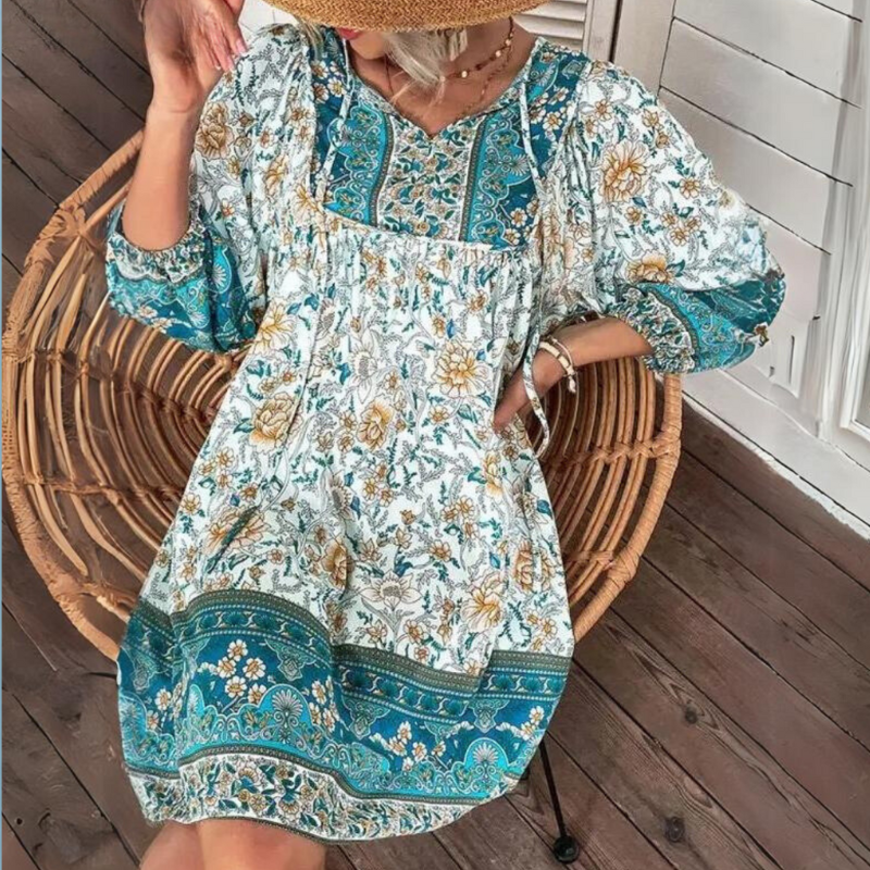 Keila - Robe longue bohème