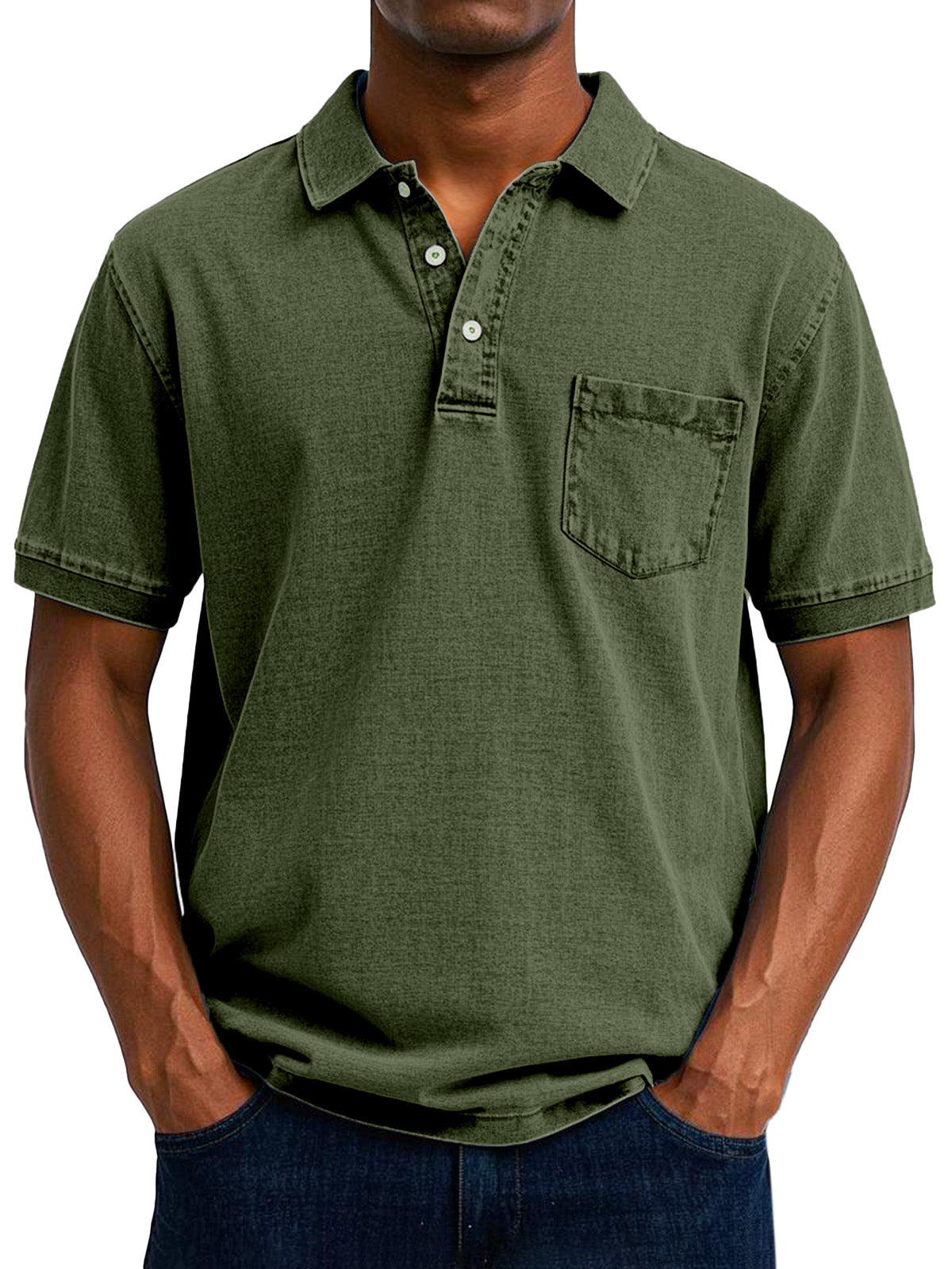 Siyaje | Polo vintage décontracté pour homme