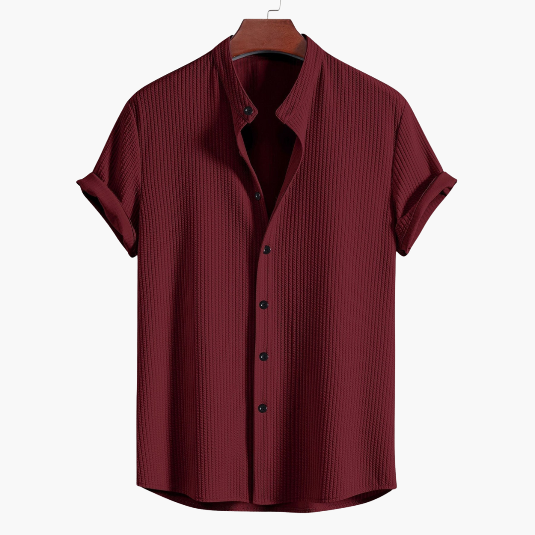 Siyaje | Chemise à col montant pour homme