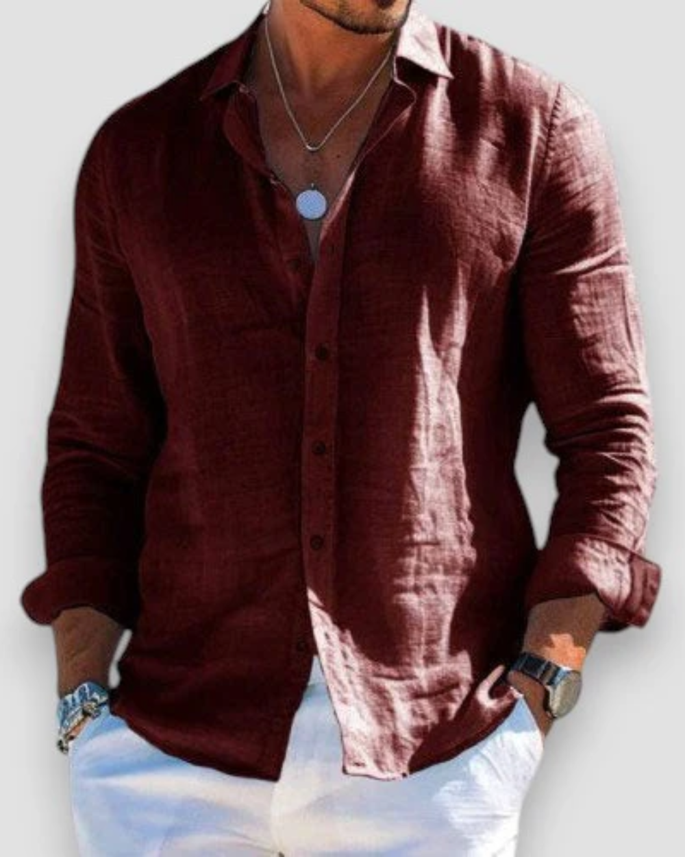 Siyaje | Chemise homme décontractée