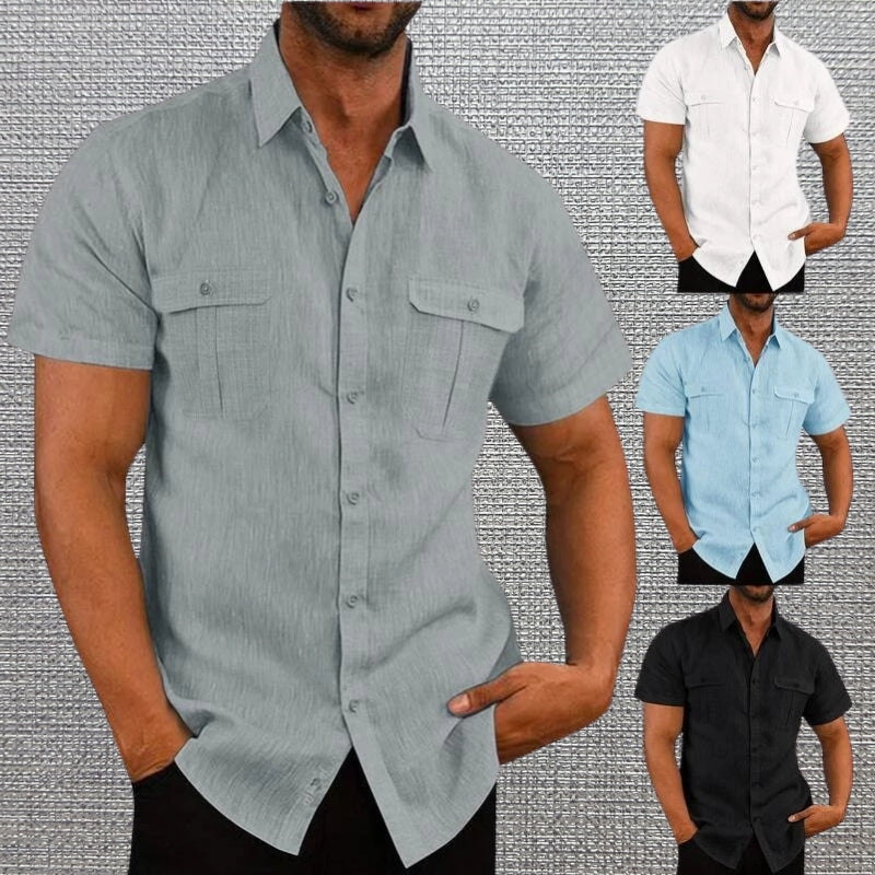 Siyaje | Chemise courte à deux poches