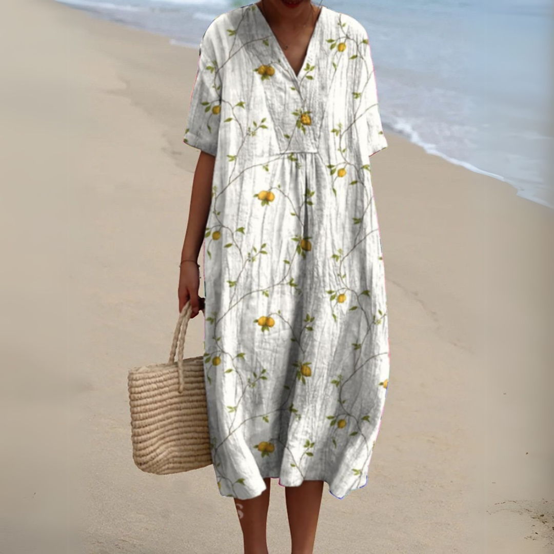 Nicole | Robe d'Été à Fleurs