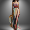 Aurélie - Robe longue décontractée premium
