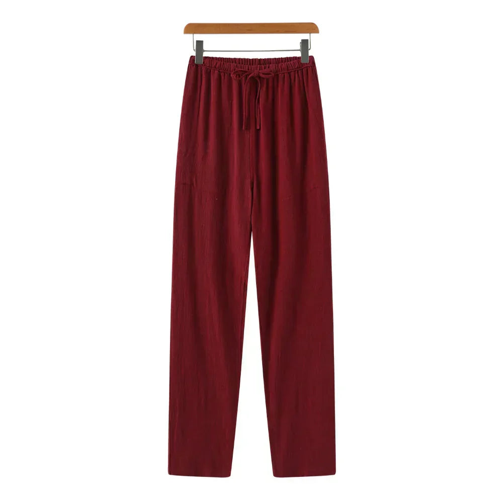 Siyaje | Pantalon slim en lin