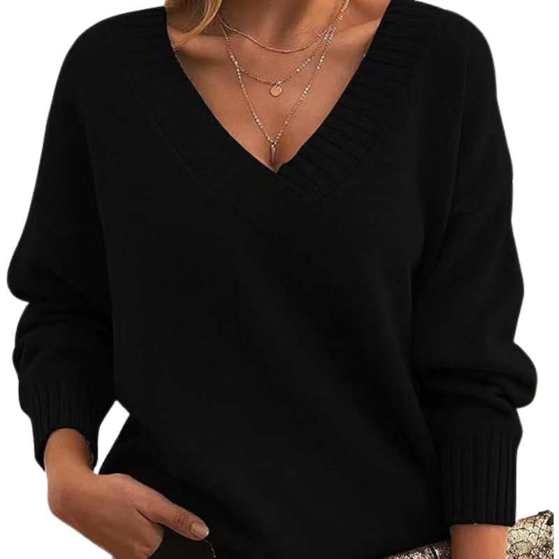 Pull en Cachemire à Col V Chic | Parfait pour un Usage Quotidien
