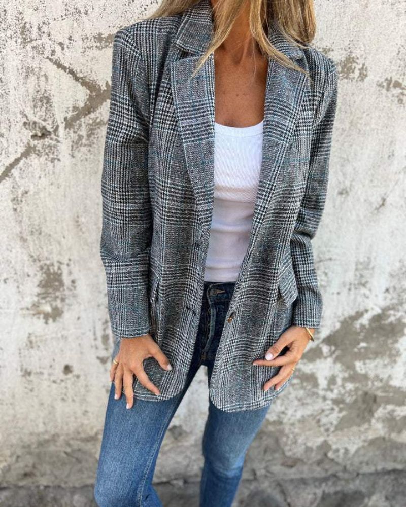 Lenoir - Blazer à carreaux intemporel