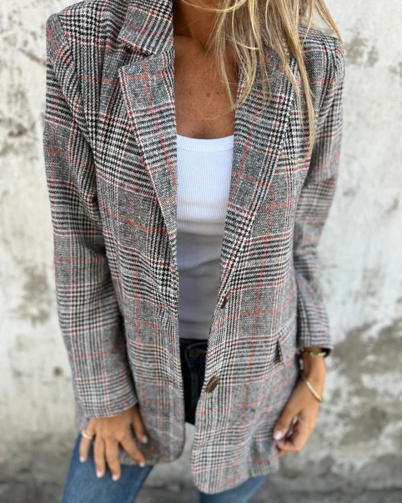 Lenoir - Blazer à carreaux intemporel