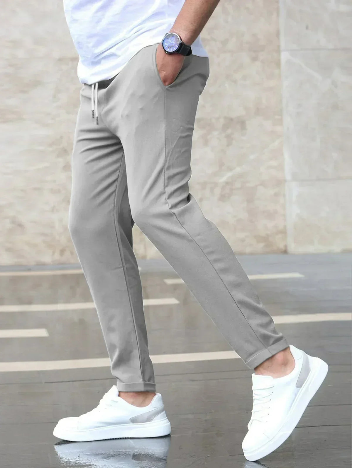 Siyaje | Pantalon élastique de haute qualité