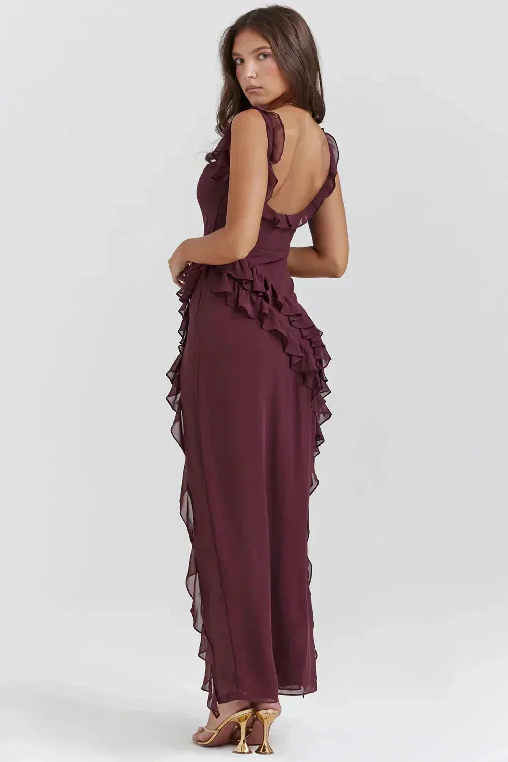 Siyaje | Robe élégante avec jambes ouvertes