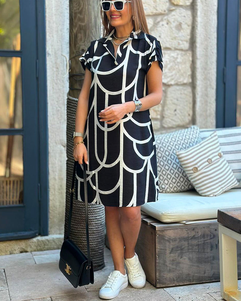 Audrey | Robe courte à manches