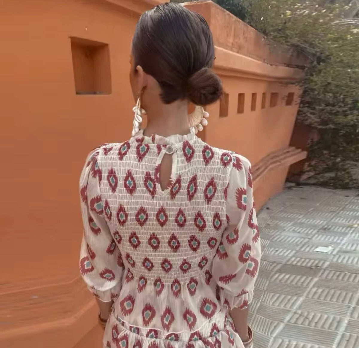 Siyaje | Robe courte style vintage