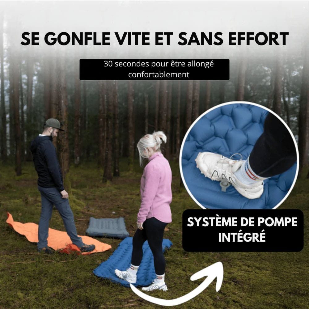 Siyaje | Matelas gonflable étanche et ultra-résistant avec pompe intégrée