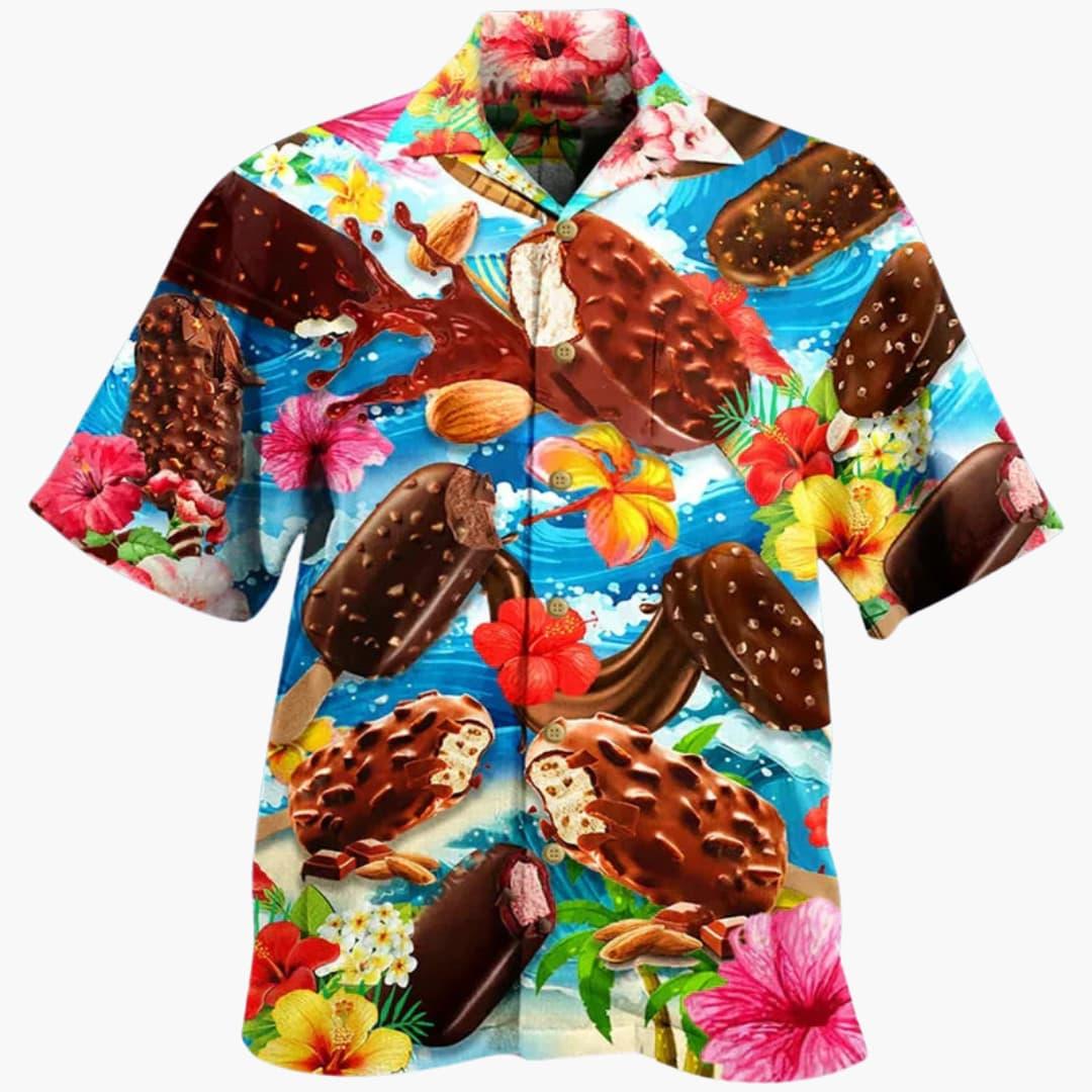Siyaje | Chemise d'été élégante avec imprimé glace