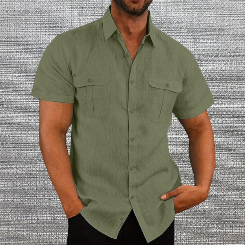 Siyaje | Chemise courte à deux poches
