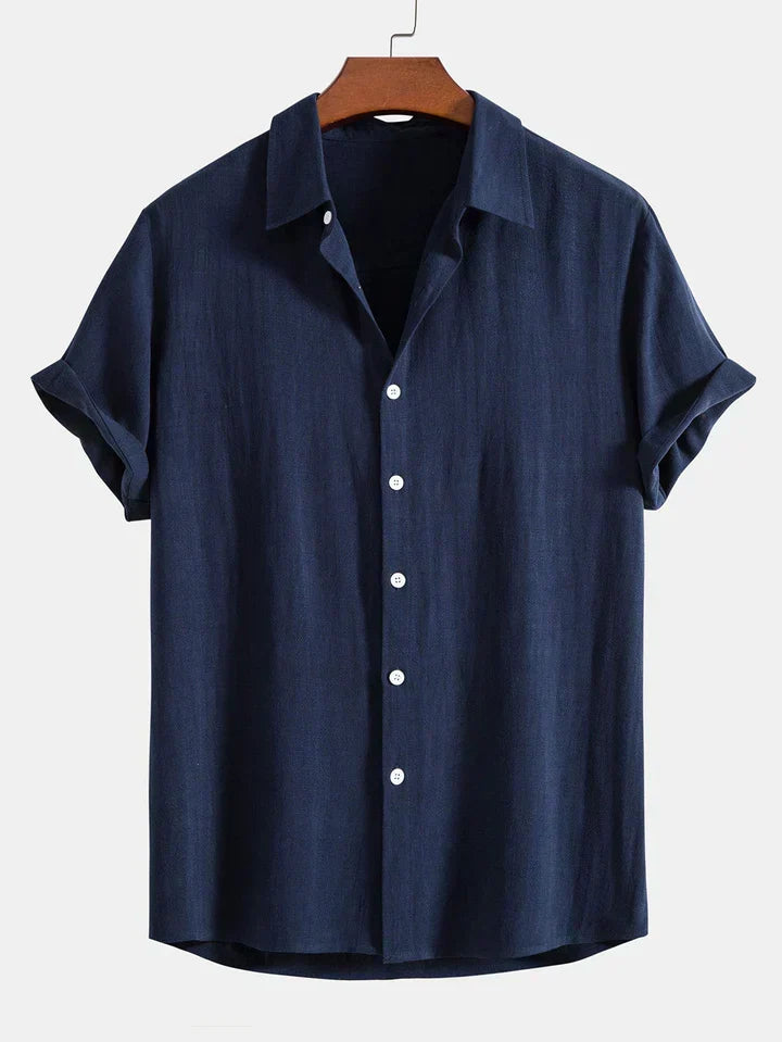 Siyaje | Ensemble chemise en mélange de lin et pantalon droit