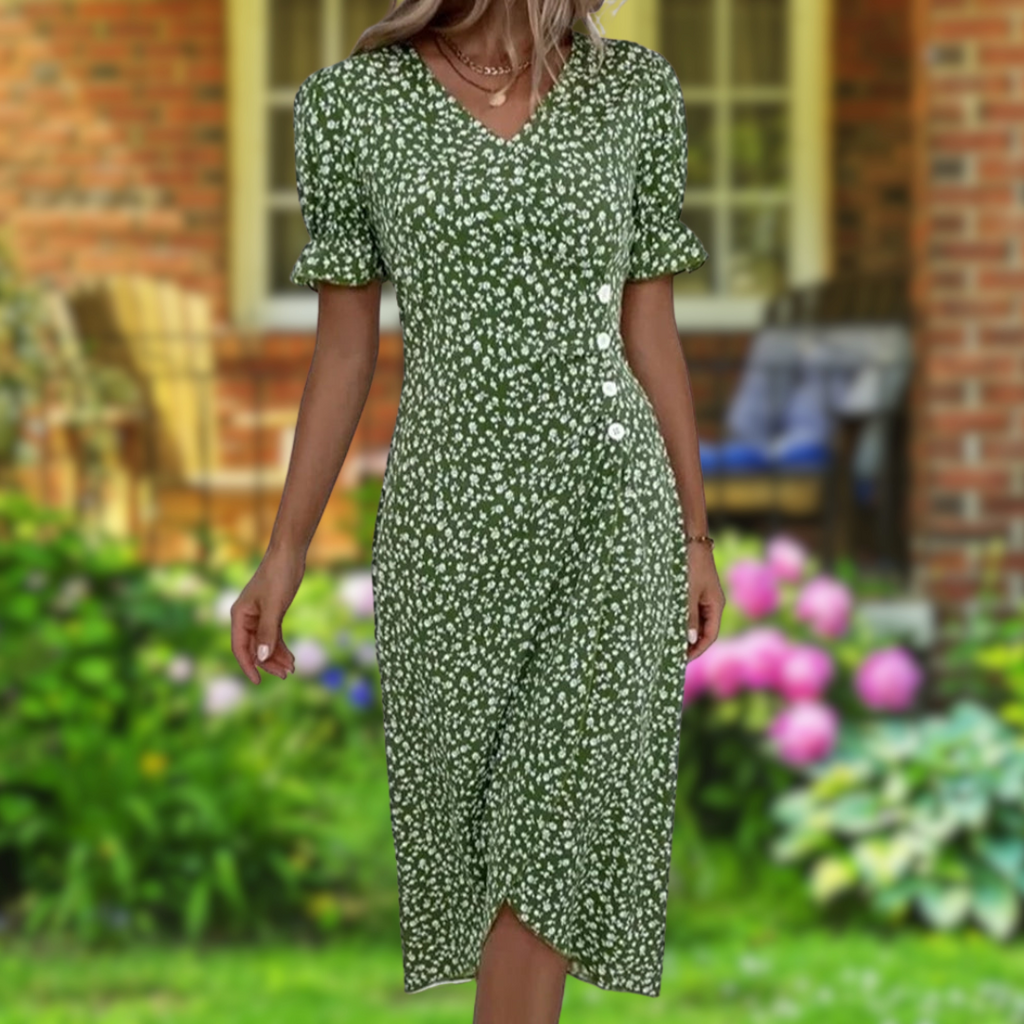 Siyaje | Robe Élégante Pétales