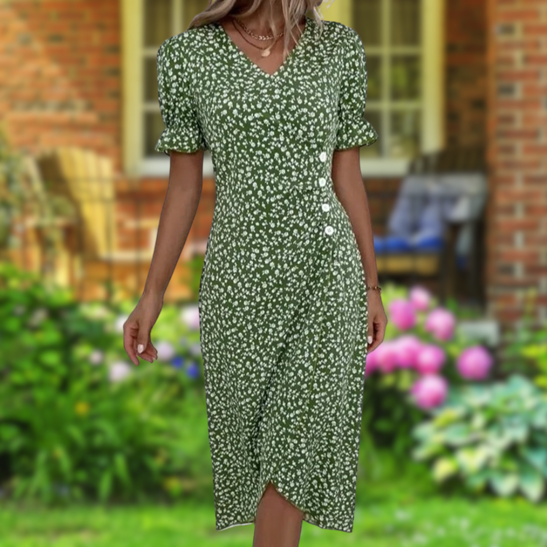 Siyaje | Robe Élégante Pétales