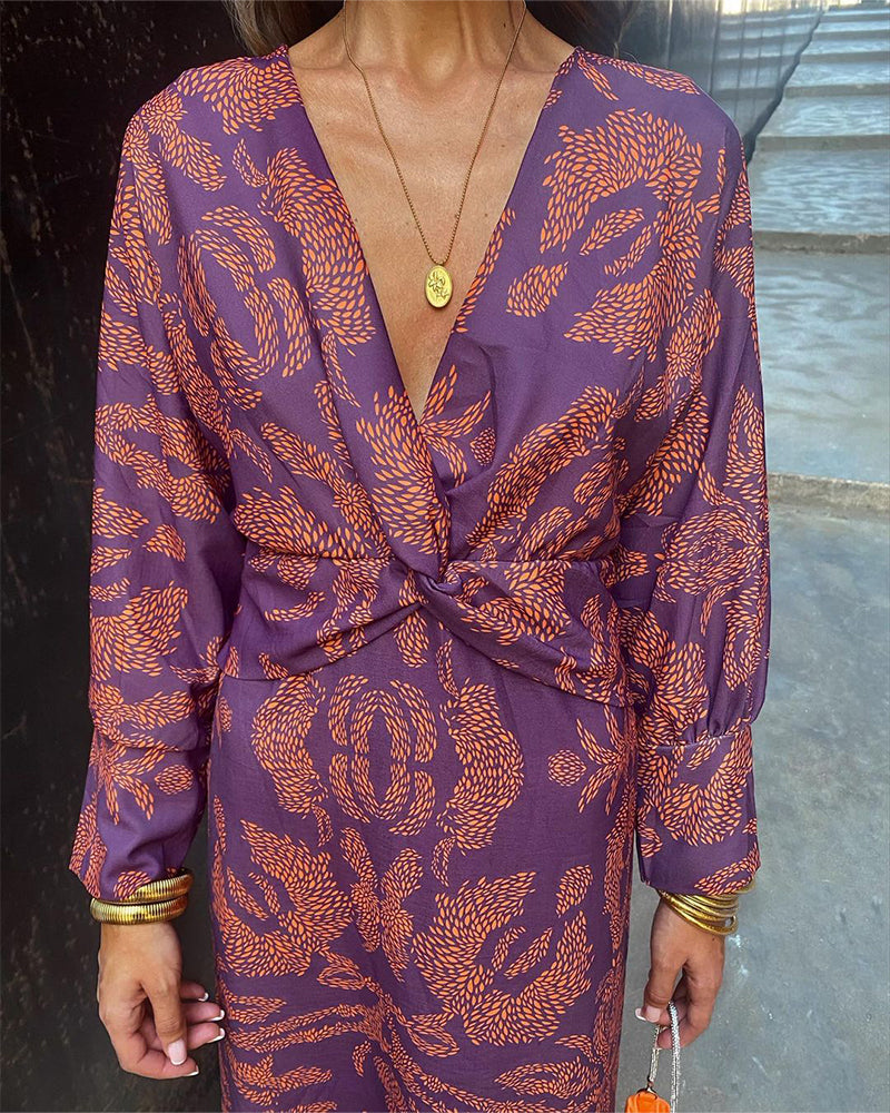 Siyaje | Robe imprimée élégante