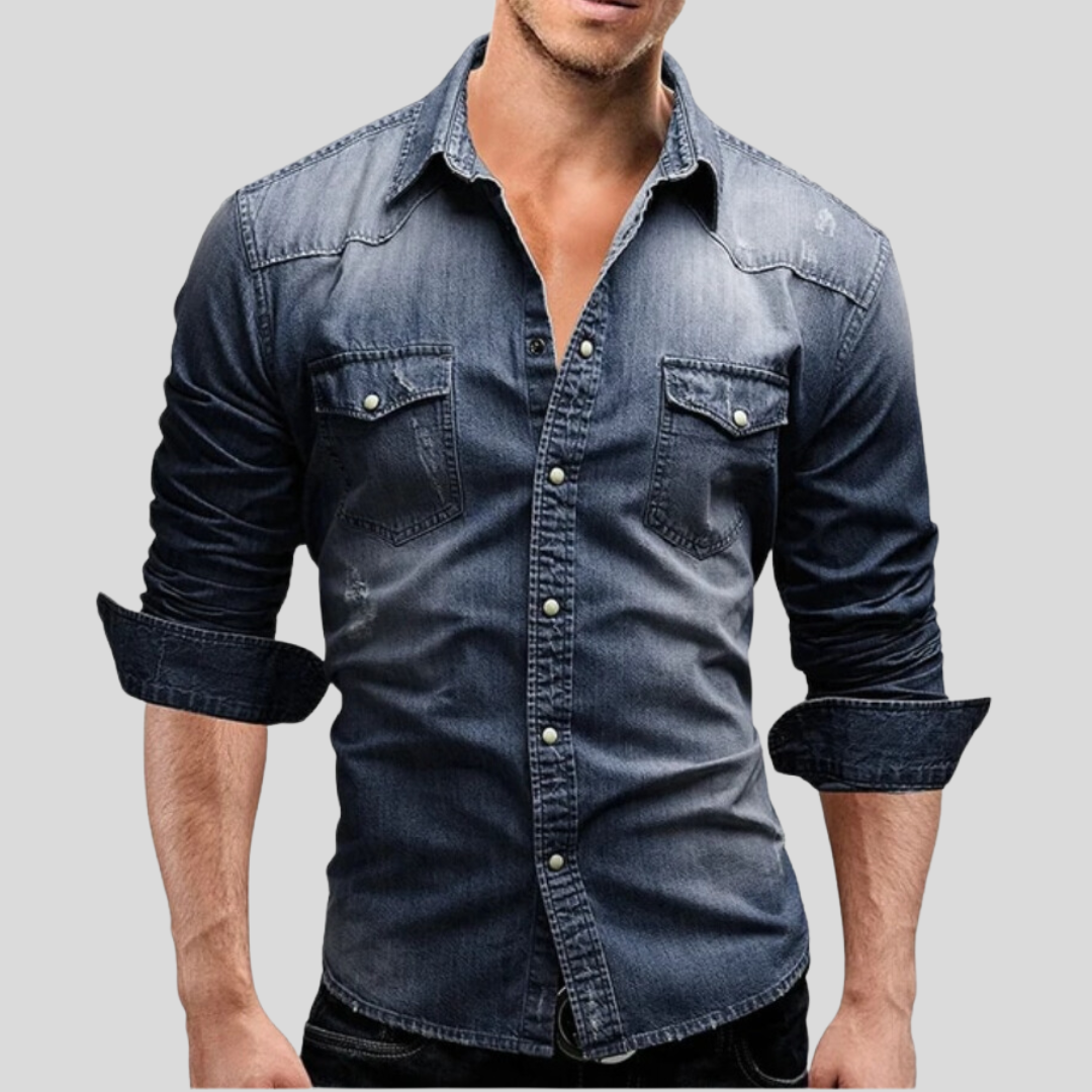 Siyaje | Chemise en denim au style moderne