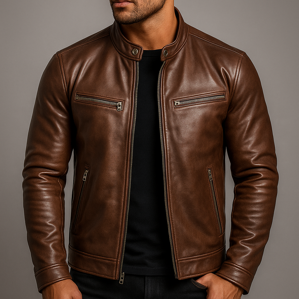 Siyaje | Veste vintage en cuir