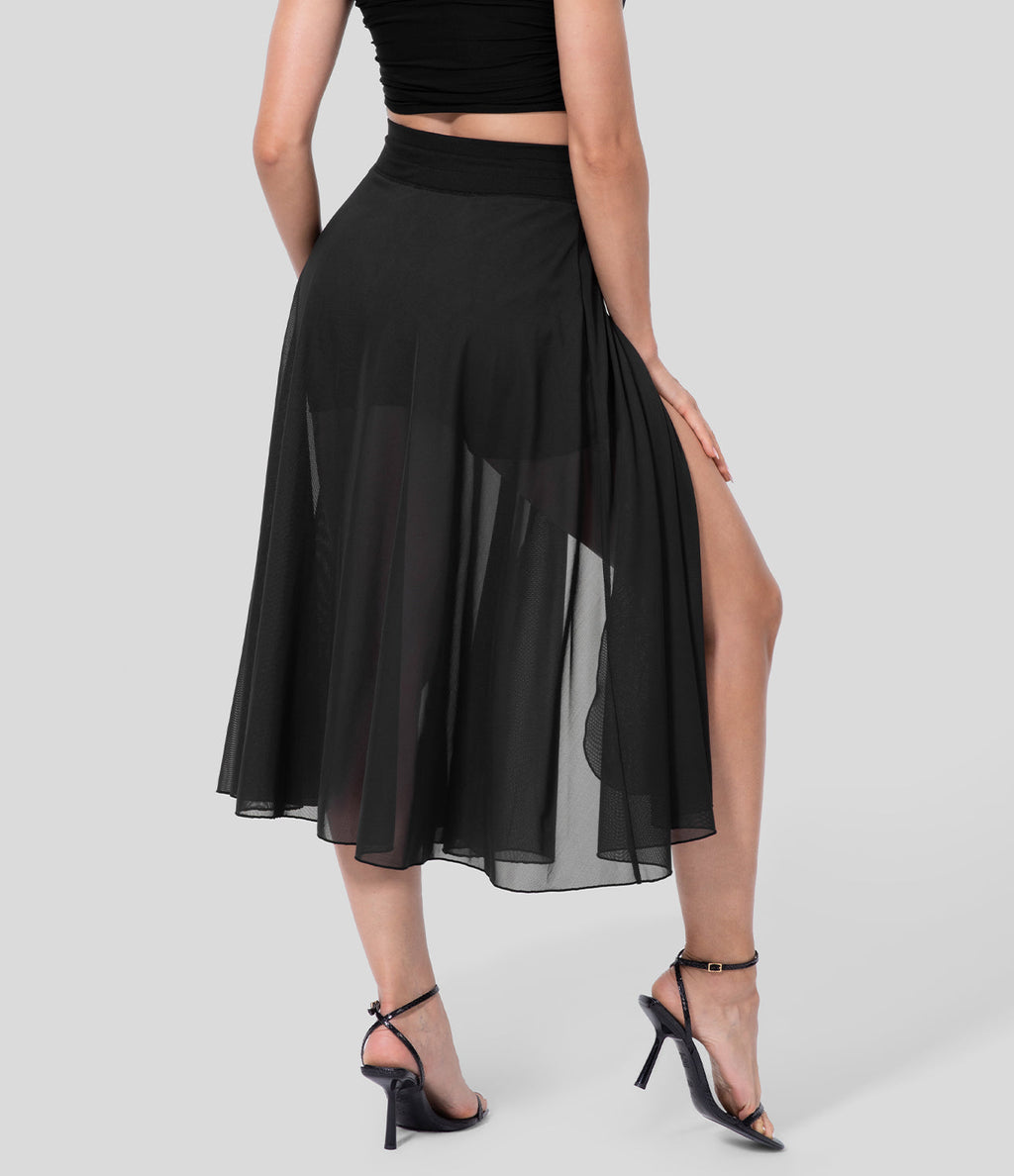 Livan | Jupe 2-en-1 taille haute