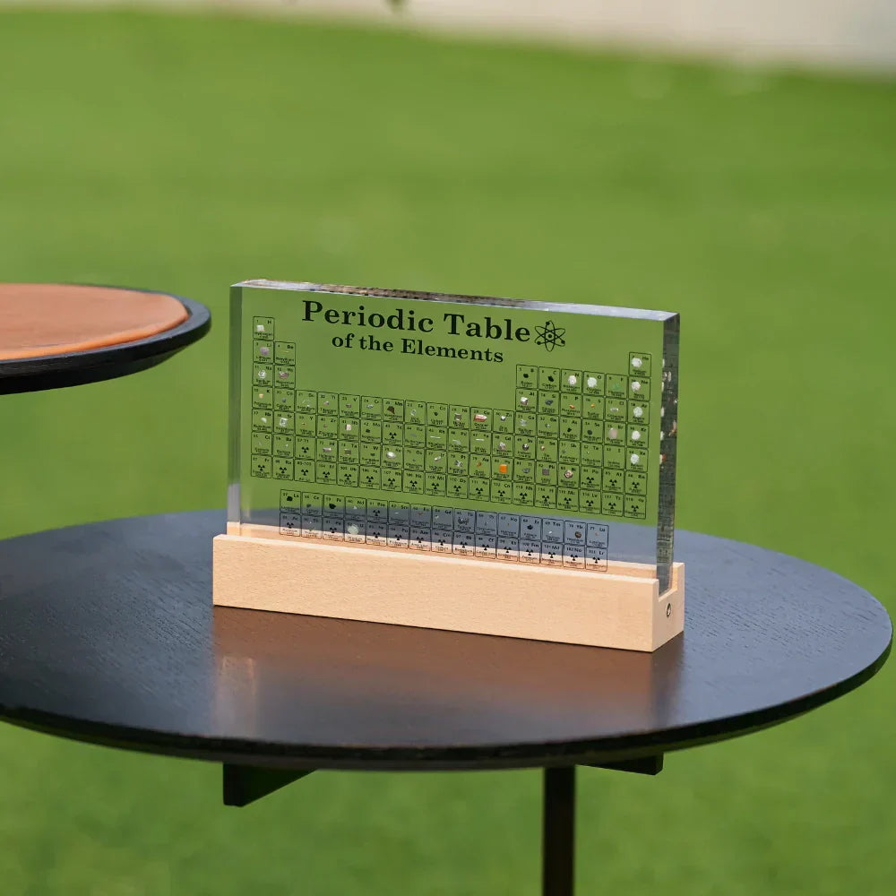 Tableau Périodique Lumineux avec Éléments Réels - Elementa