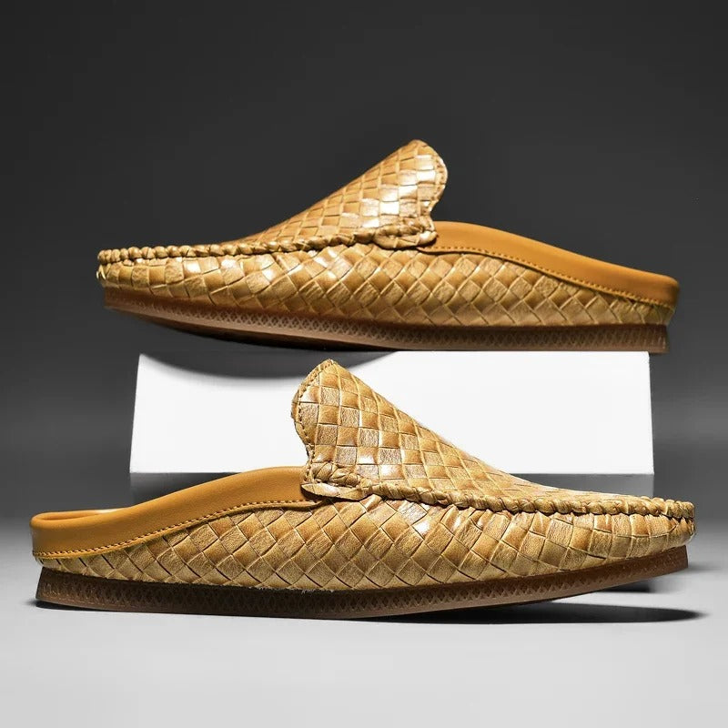 Siyaje | Chaussures décontractées en cuir tissé