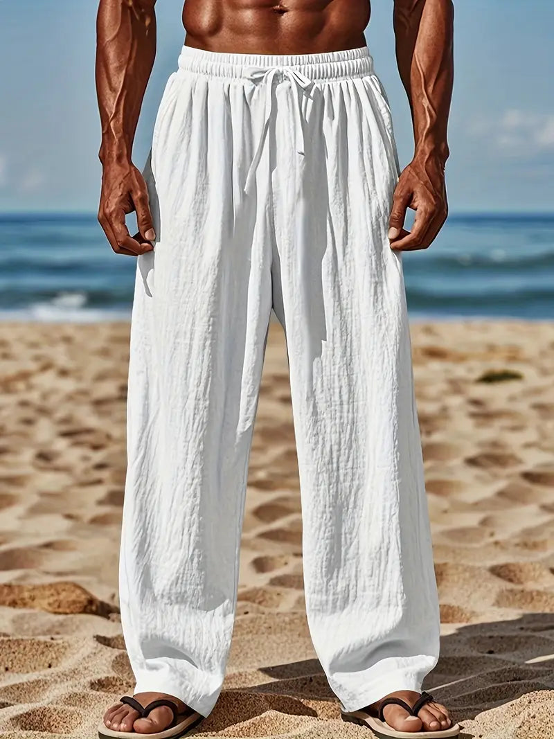 Siyaje | Pantalons en Lin Élégants