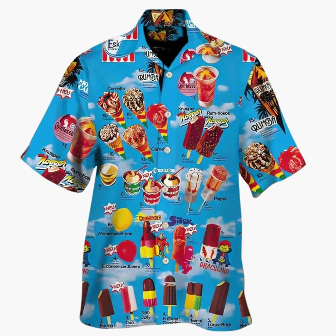 Siyaje | Chemise d'été élégante avec imprimé glace