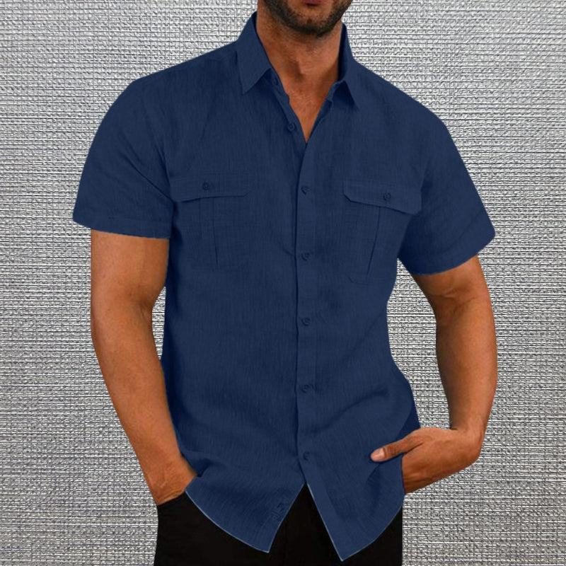 Siyaje | Chemise courte à deux poches