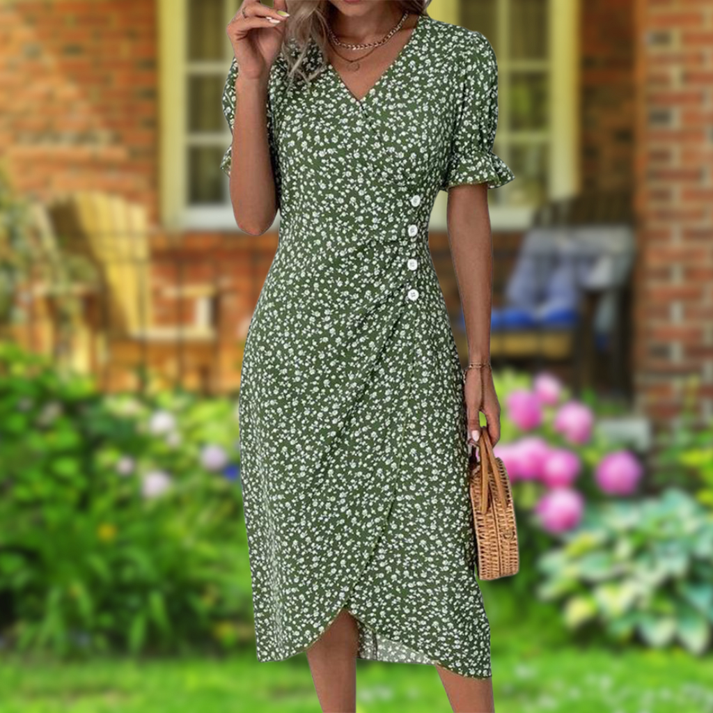 Siyaje | Robe Élégante Pétales