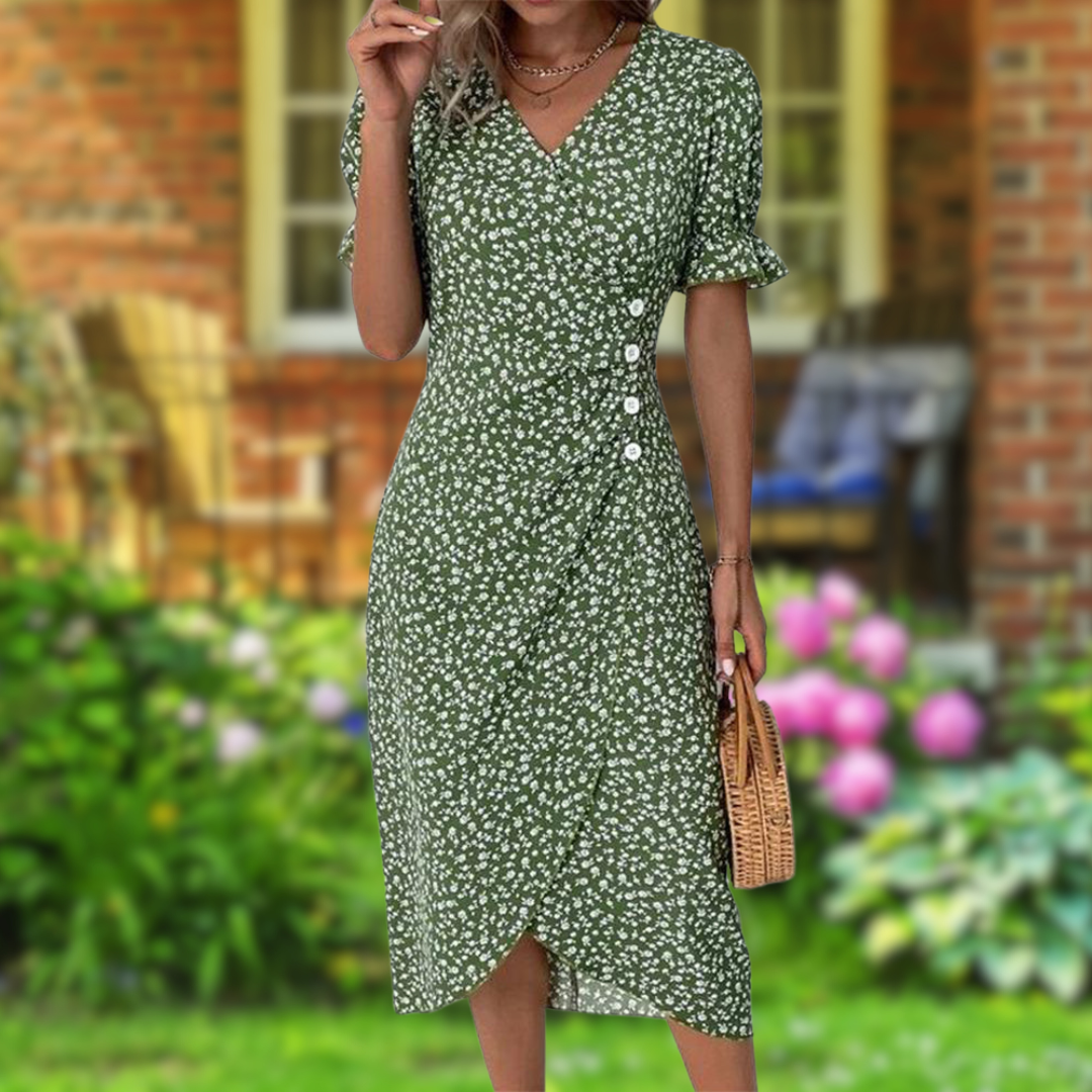 Siyaje | Robe Élégante Pétales