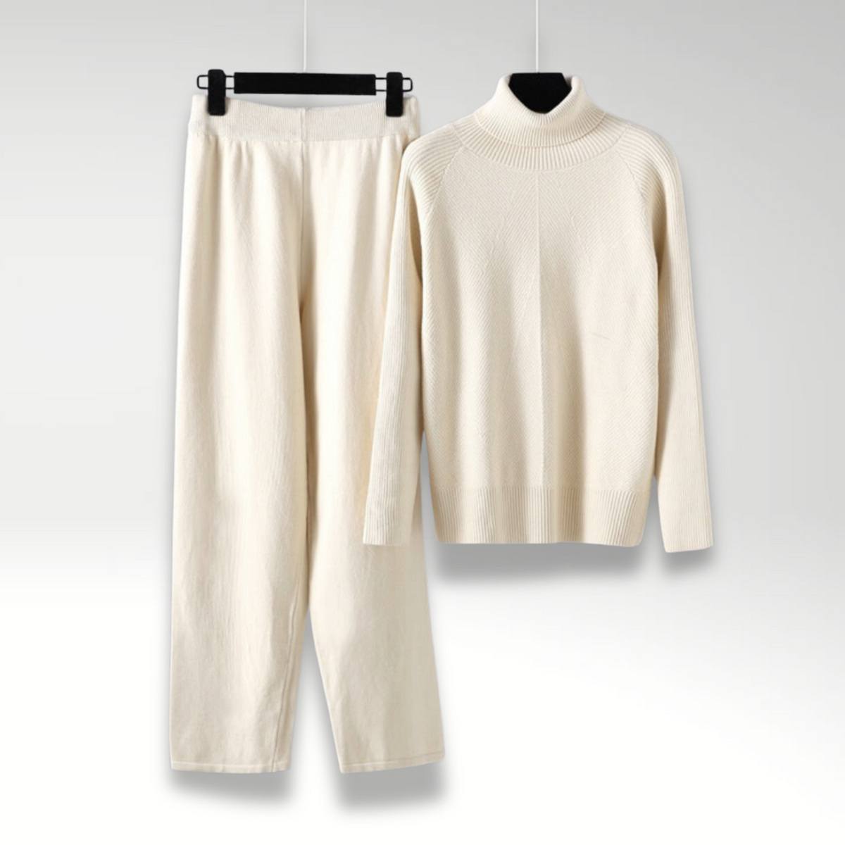 Siyaje | Ensemble deux pièces Lounge en tricot torsadé