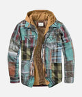 Siyaje | Veste à carreaux patchwork