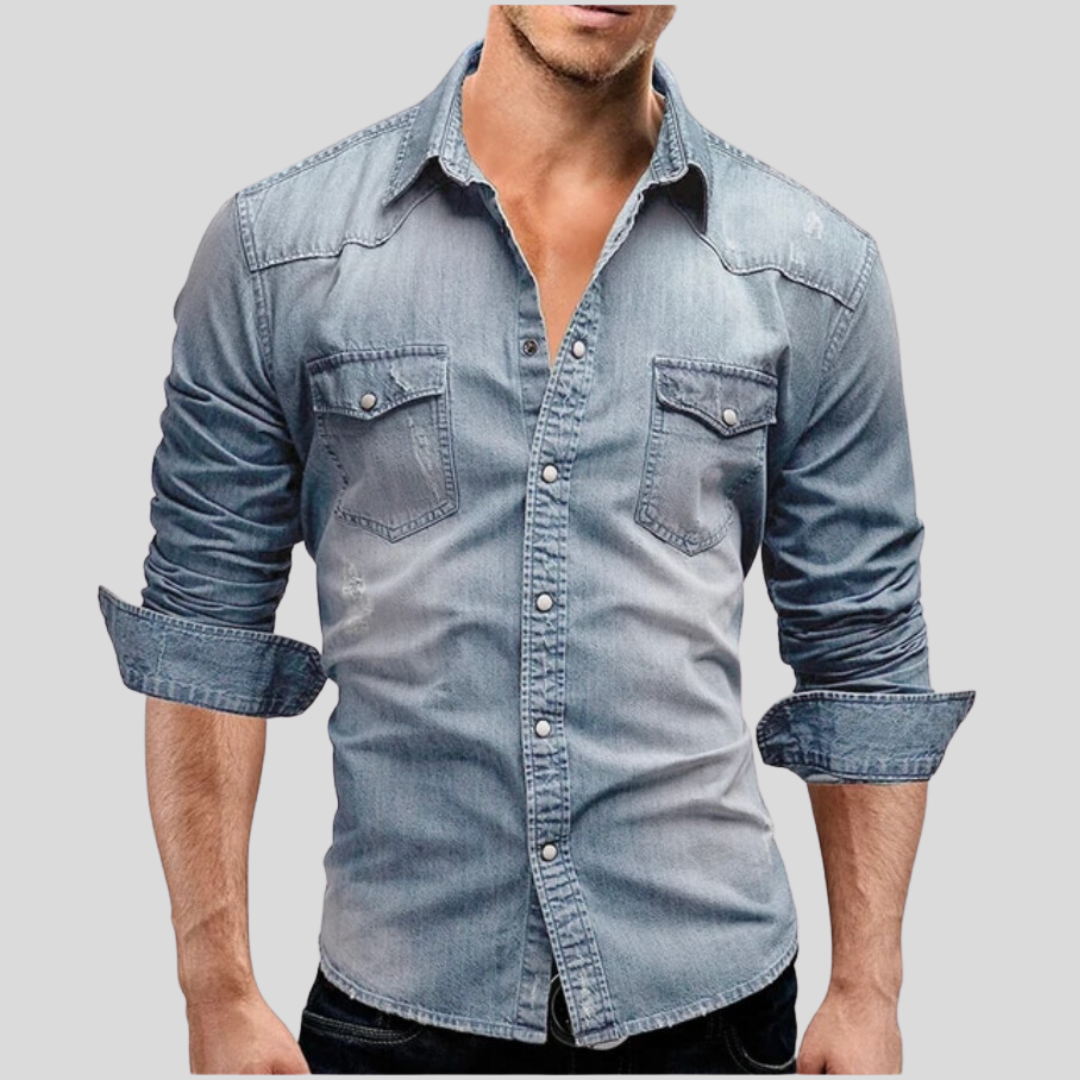 Siyaje | Chemise en denim au style moderne