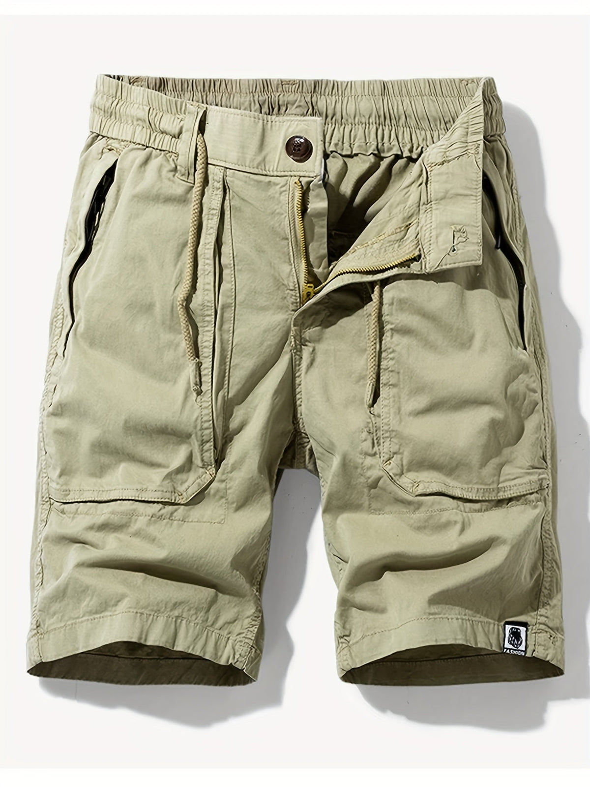 Siyaje | Pantalon court en coton premium avec poches