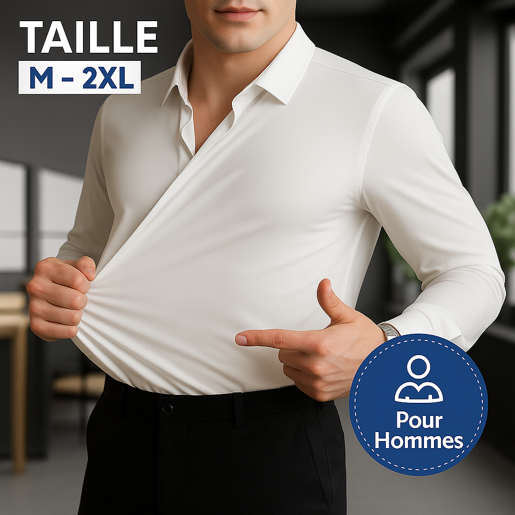 Siyaje | Chemise stretch pour homme infroissable