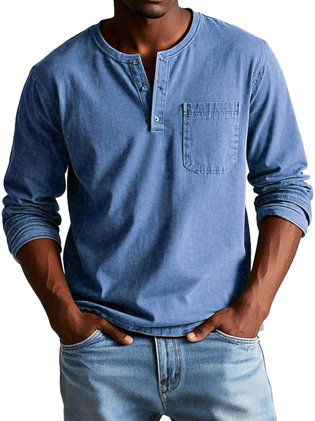 Siyaje | Chemise Vintage à Manches Longues