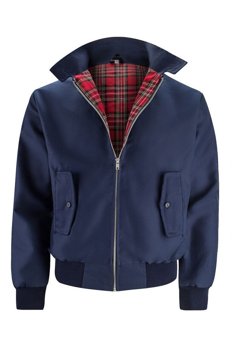 Siyaje | Veste Harrington avec doublure tartan