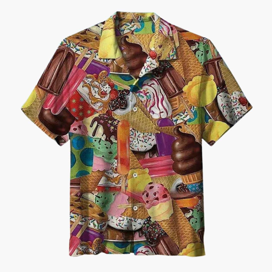 Siyaje | Chemise d'été élégante avec imprimé glace
