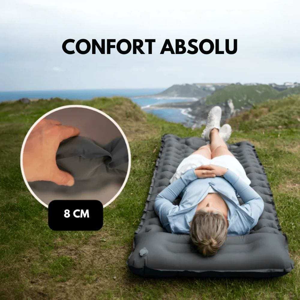 Siyaje | Matelas gonflable étanche et ultra-résistant avec pompe intégrée