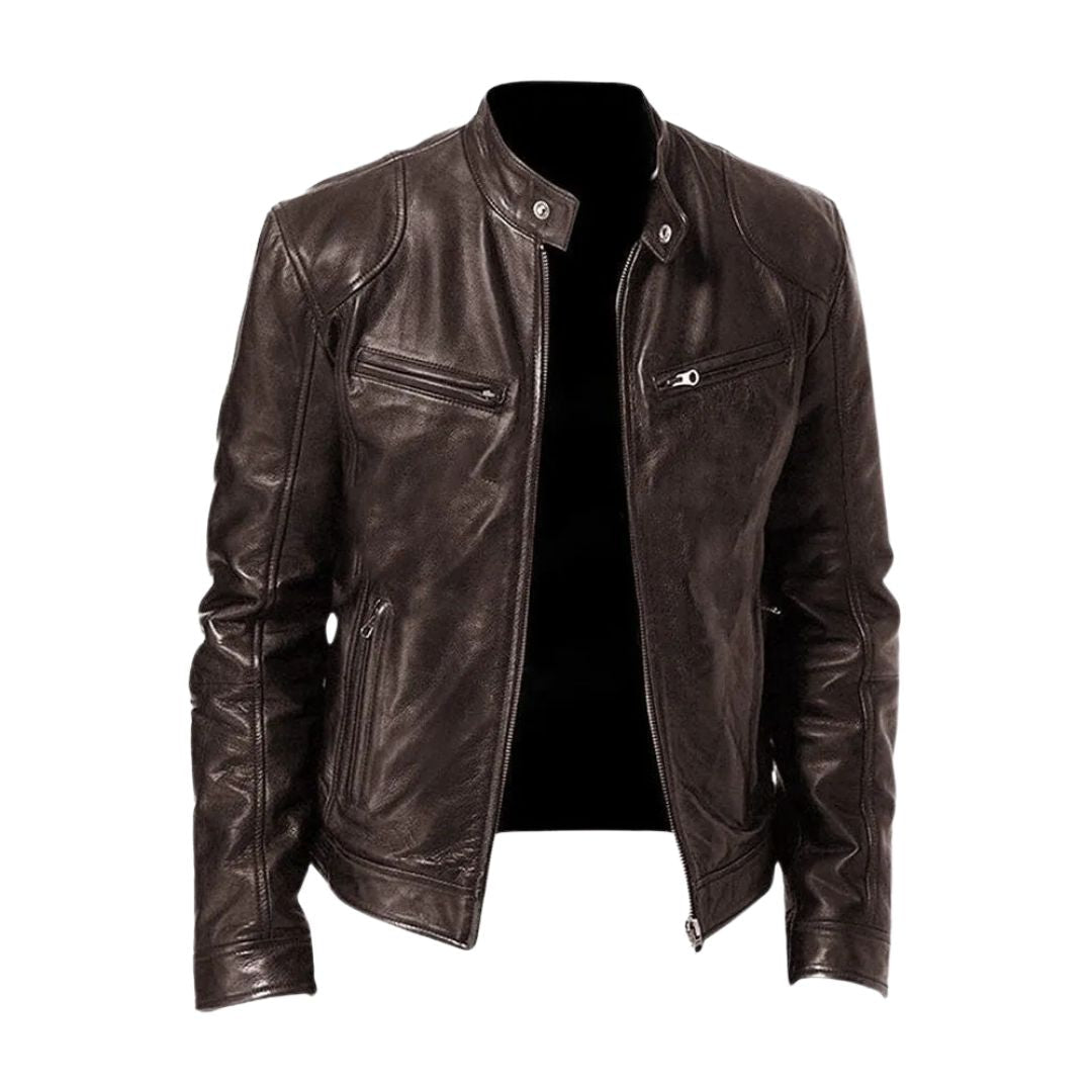 Siyaje | Veste décontractée en cuir