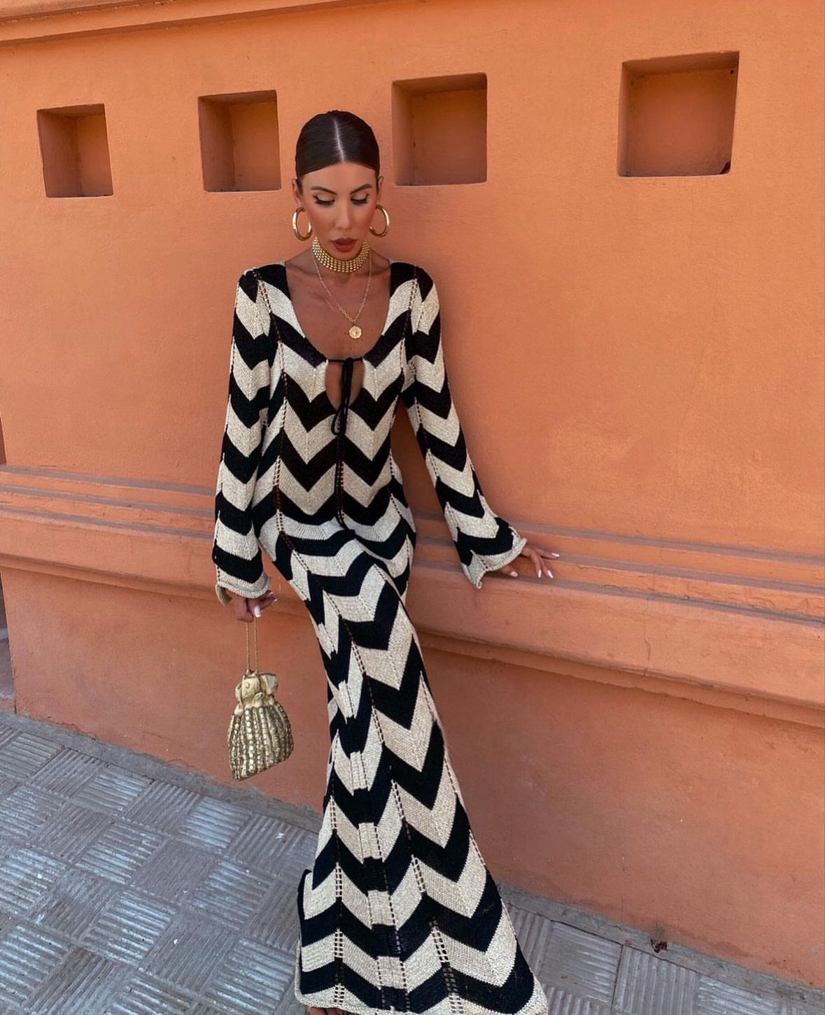 Siyaje | Robe longue en fil