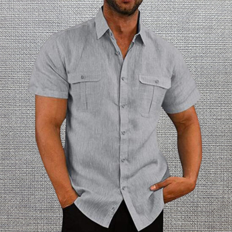 Siyaje | Chemise courte à deux poches