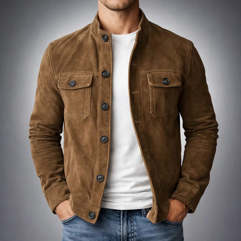 Siyaje | Blouson bomber premium en daim