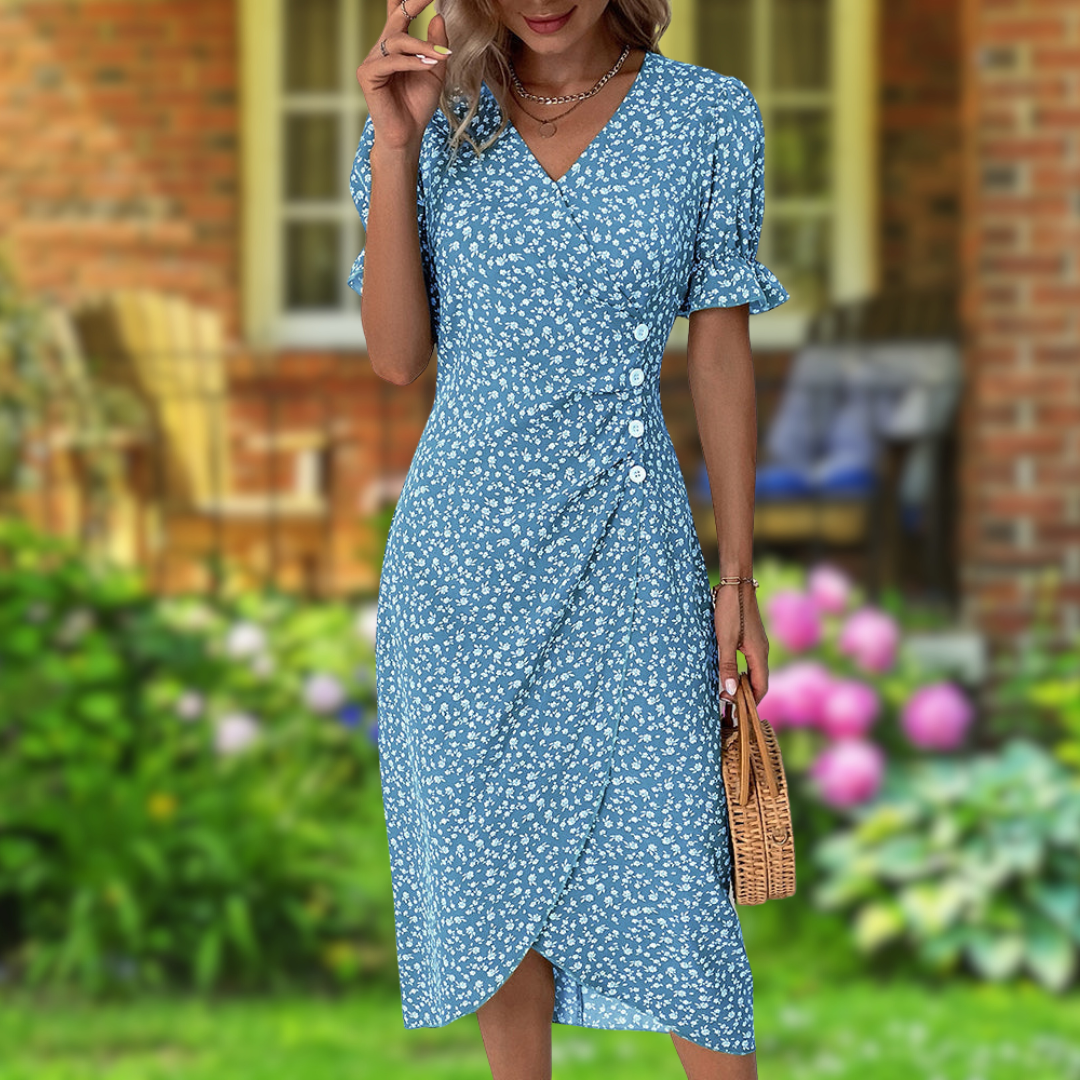 Siyaje | Robe Élégante Pétales